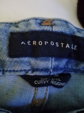 Aeropostale Light Blue Curvy High Rise Jeggings